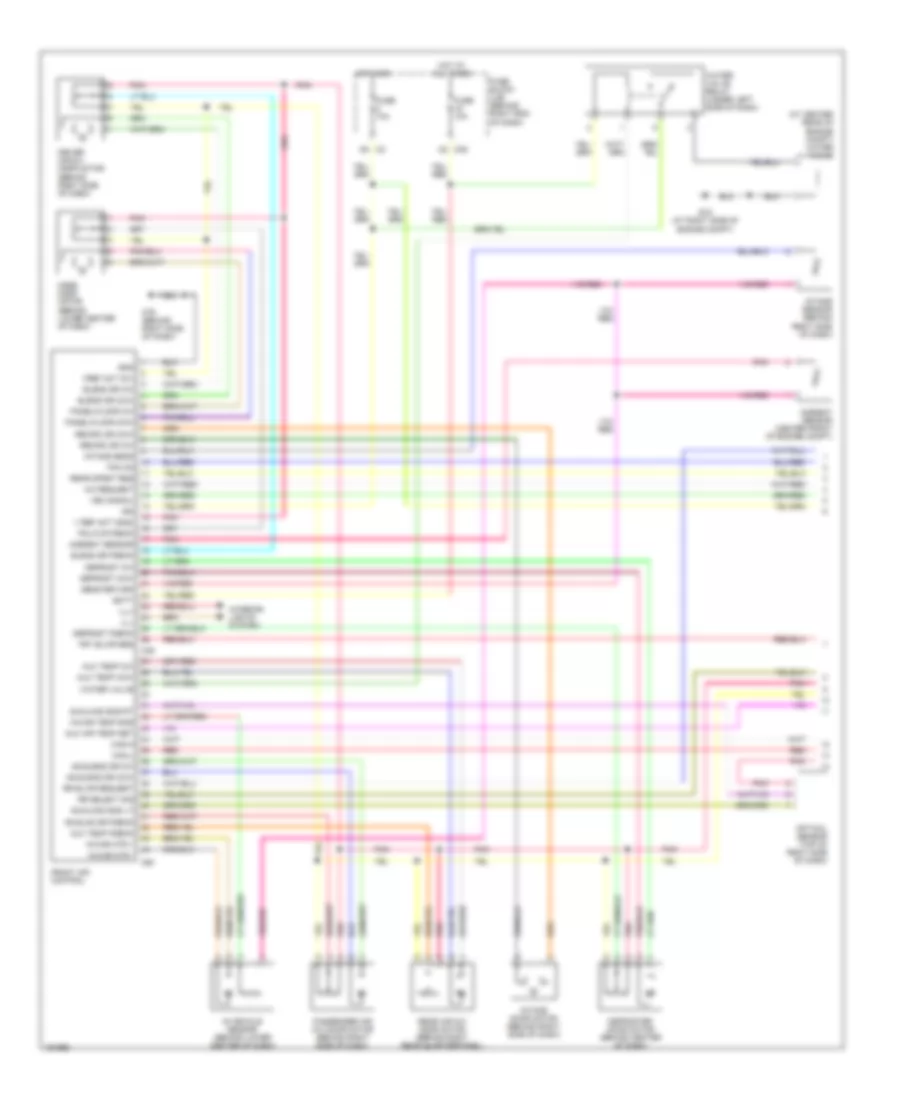 Automatic A C Wiring Diagram 1 of 3 for Nissan Armada SE 2004