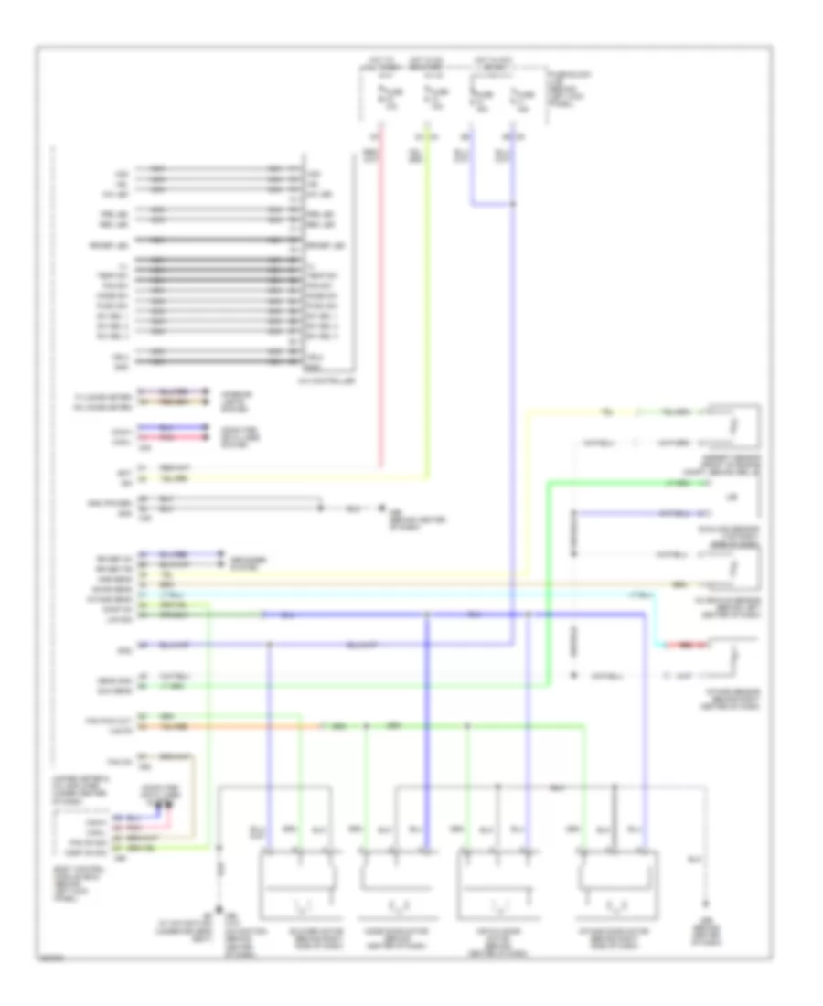 Automatic A C Wiring Diagram 1 of 2 for Nissan 350Z 2007