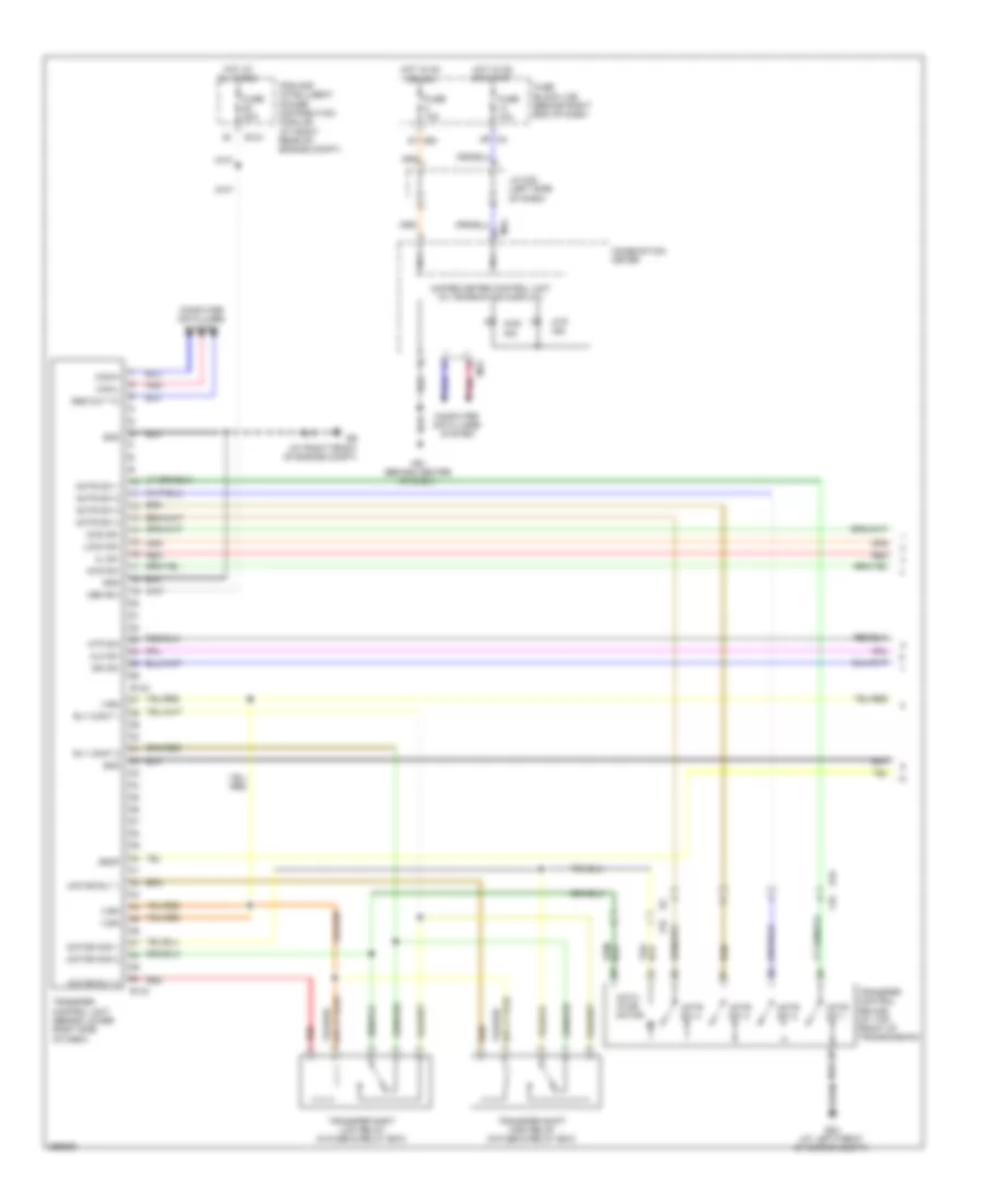 AWD Wiring Diagram (1 of 2) for Nissan Titan S 2013