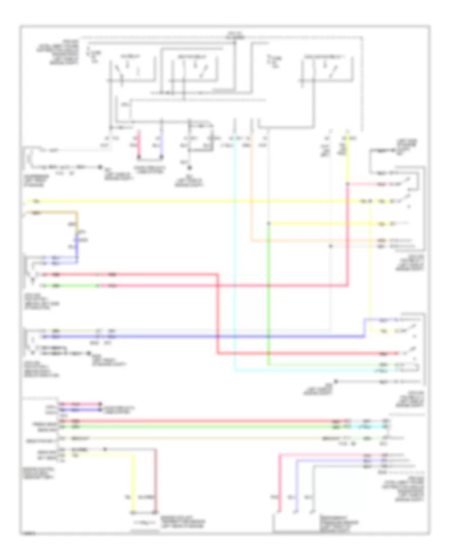 Automatic AC Wiring Diagram (2 of 2) for Nissan Murano LE 2014