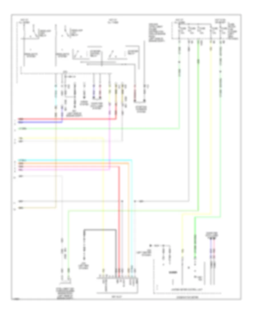 Anti-theft Wiring Diagram, Except Convertible (3 of 3) for Nissan Murano LE 2014
