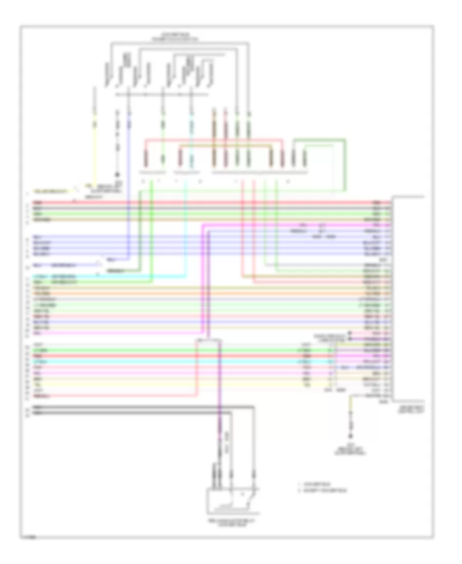 Memory Systems Wiring Diagram 4 of 4 for Nissan Murano LE 2014