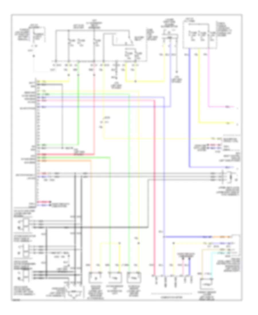 Automatic A C Wiring Diagram 1 of 2 for Nissan Murano LE 2011