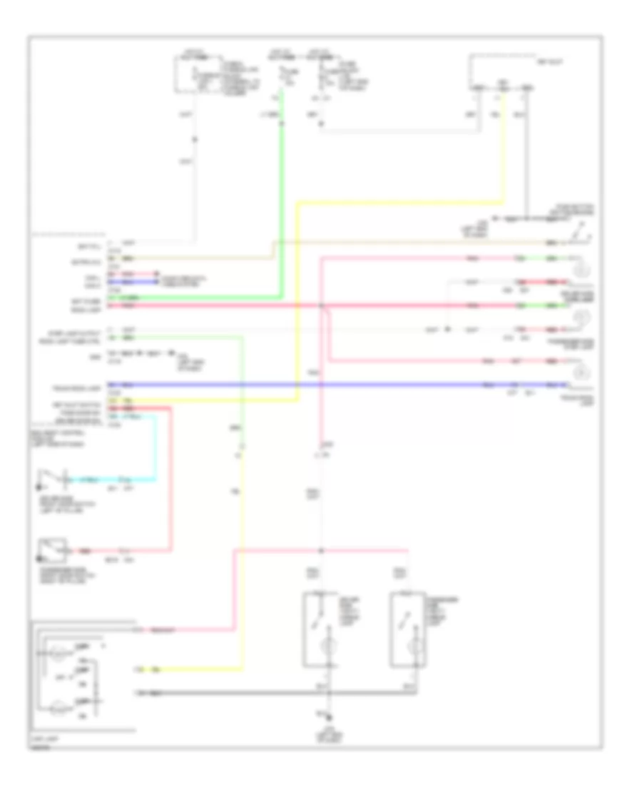 Courtesy Lamps Wiring Diagram for Nissan Murano LE 2011