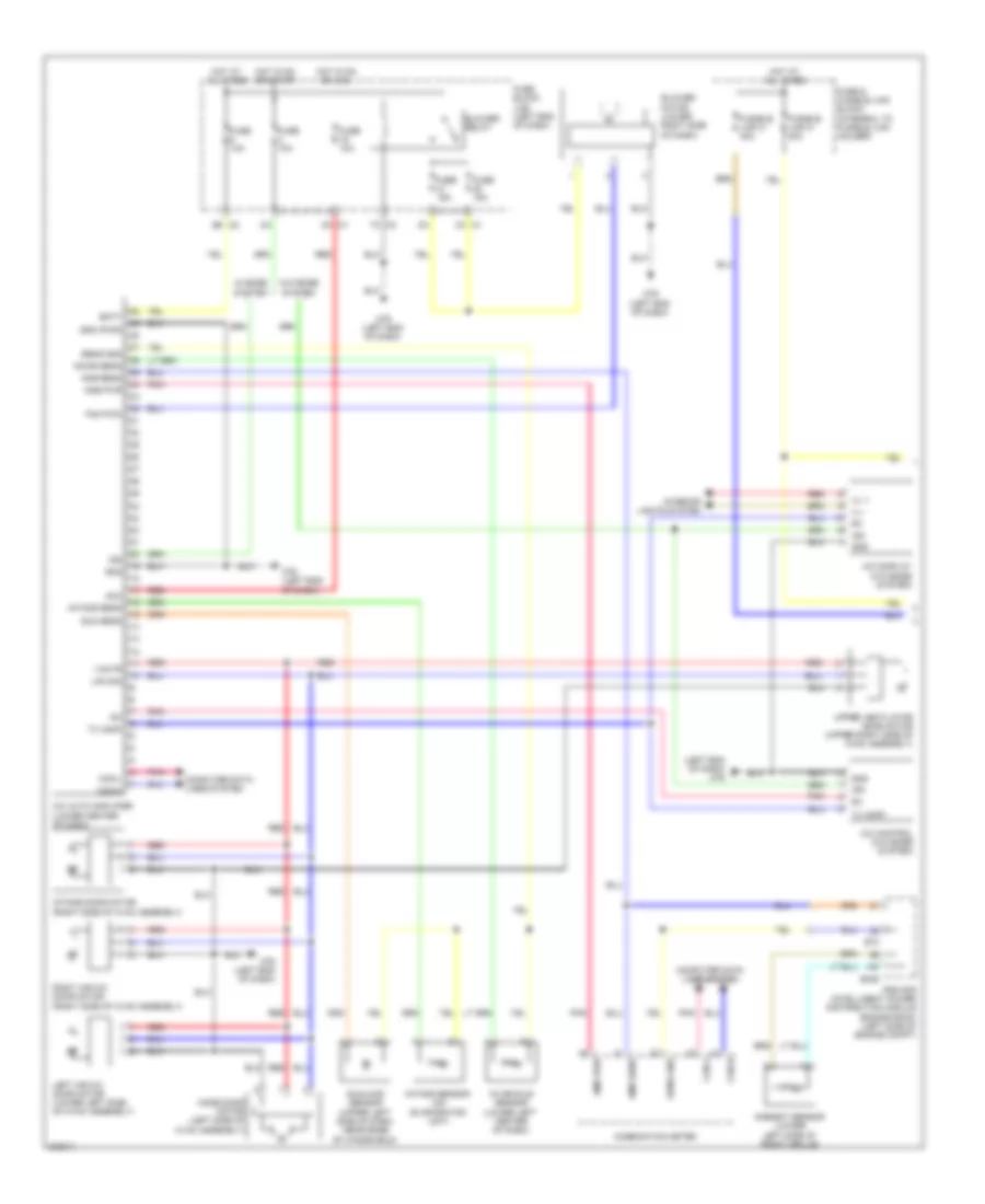 Automatic A C Wiring Diagram 1 of 2 for Nissan Murano S 2009