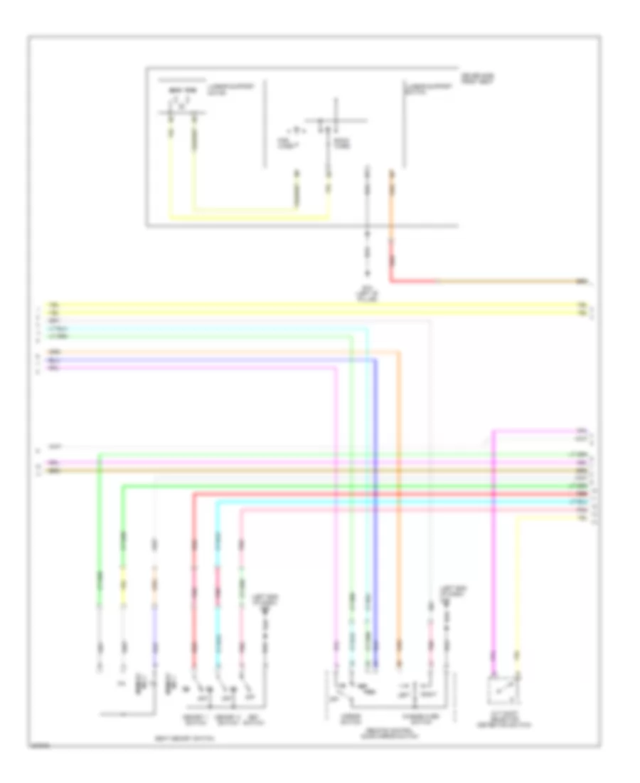 Memory Systems Wiring Diagram 2 of 3 for Nissan Murano S 2009