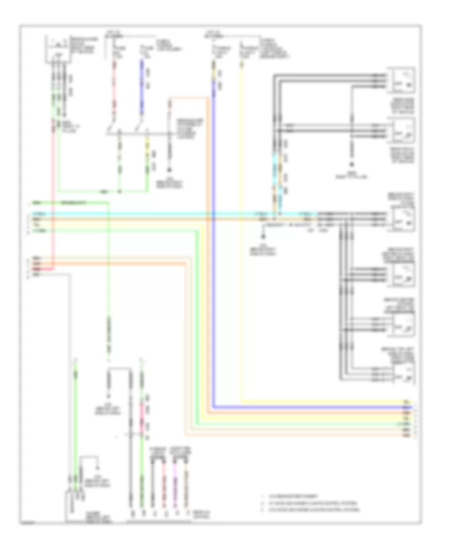 Automatic AC Wiring Diagram (2 of 3) for Nissan Quest LE 2012