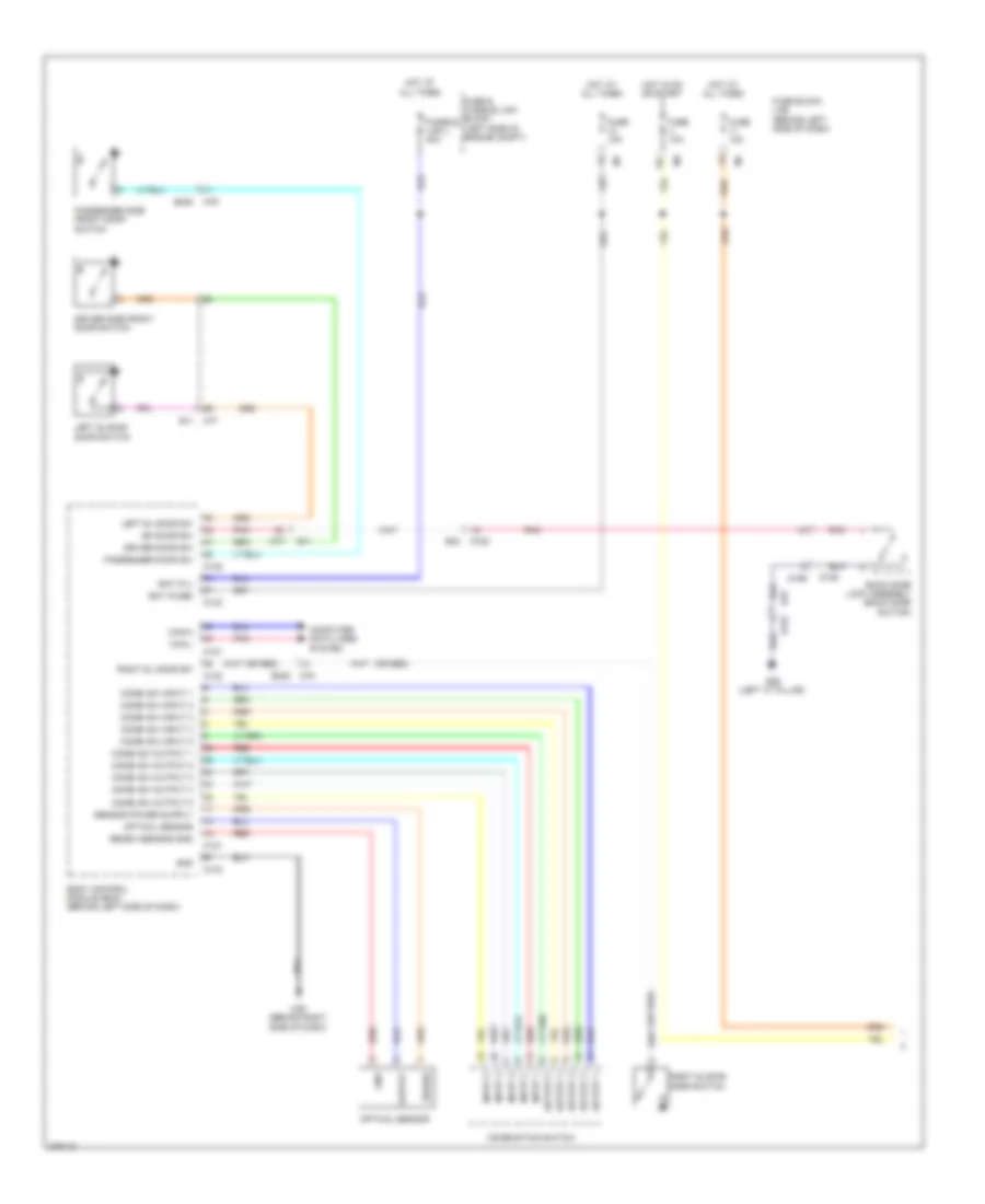 Headlights Wiring Diagram 1 of 2 for Nissan Quest LE 2012