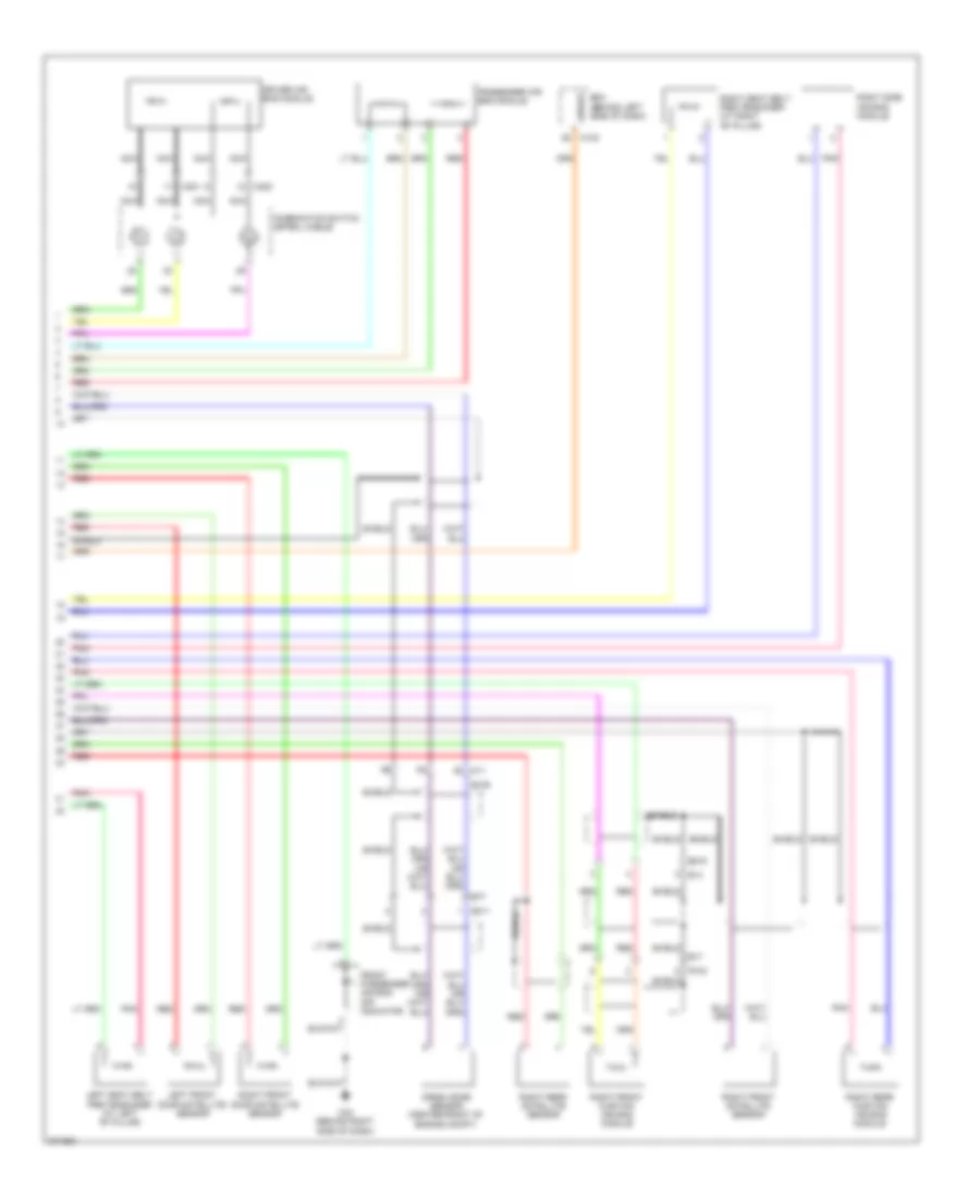 Supplemental Restraints Wiring Diagram 2 of 2 for Nissan Quest LE 2012