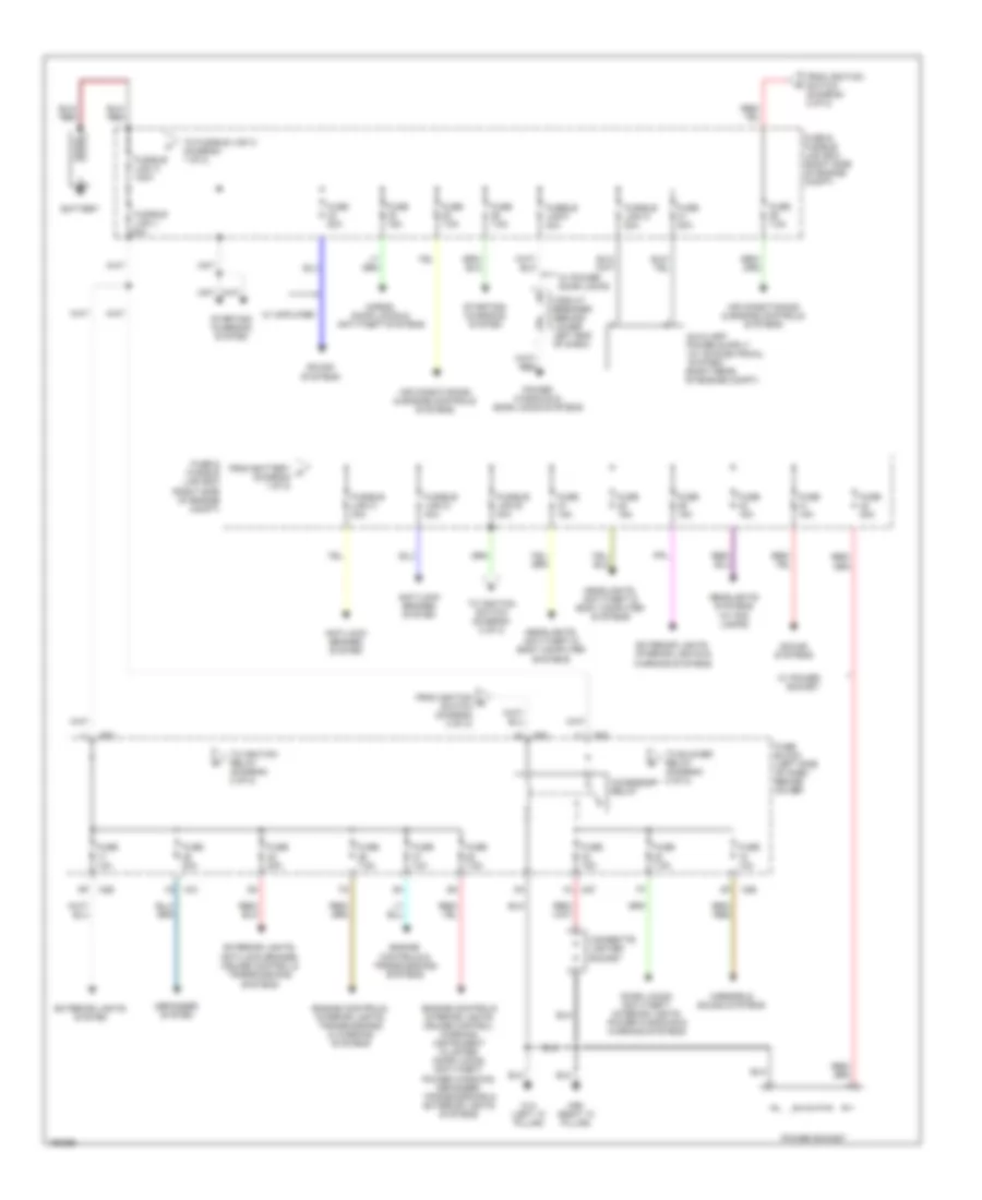 3 3L Power Distribution Wiring Diagram 1 of 2 for Nissan Frontier 2004
