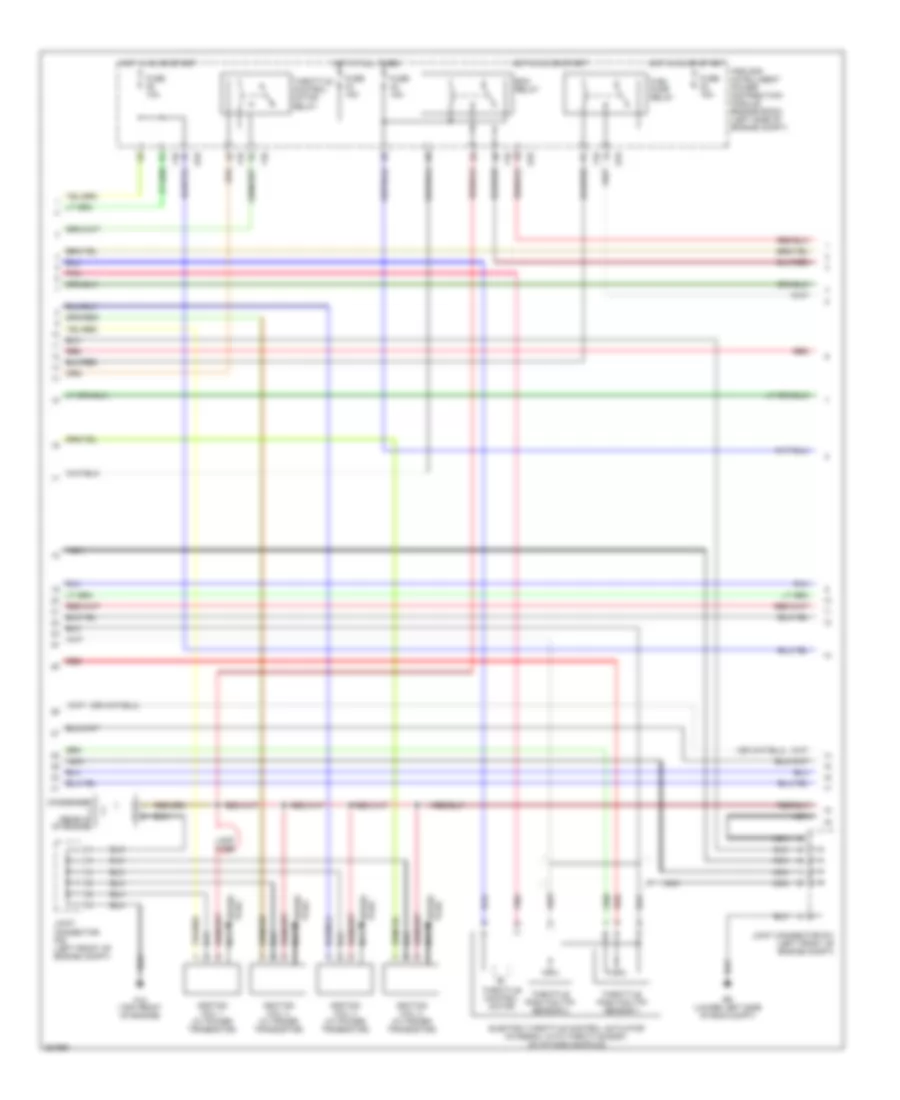 2.5L, Engine Performance Wiring Diagram, California (2 of 4) for Nissan Altima 2007