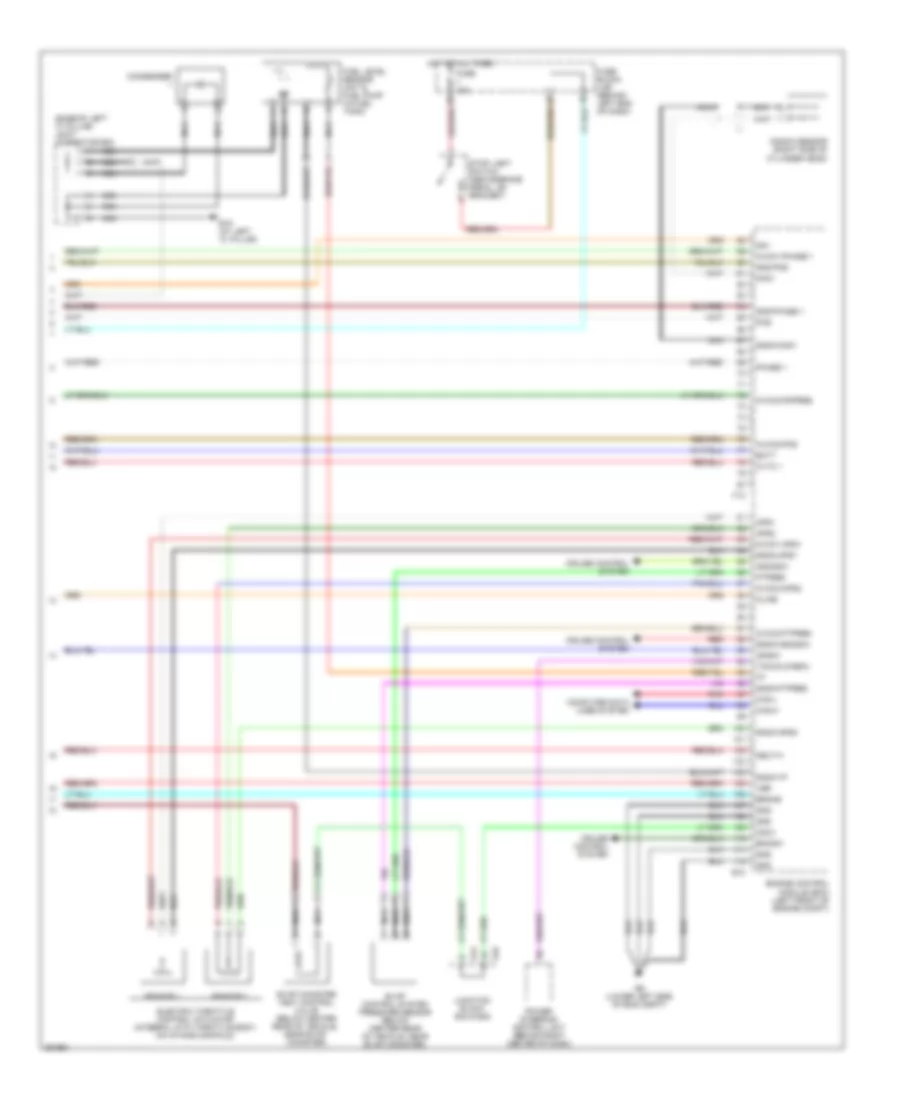 2.5L, Engine Performance Wiring Diagram, California (3 of 4) for Nissan Altima 2007