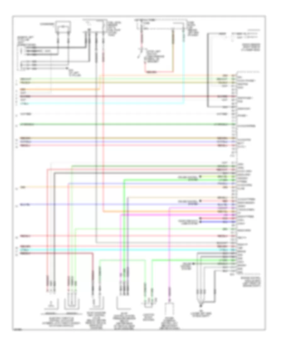 2.5L, Engine Performance Wiring Diagram, California (4 of 4) for Nissan Altima 2007