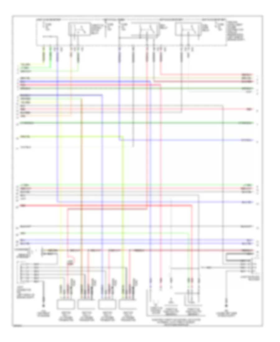 2 5L Engine Performance Wiring Diagram Except California 2 of 4 for Nissan Altima 2007