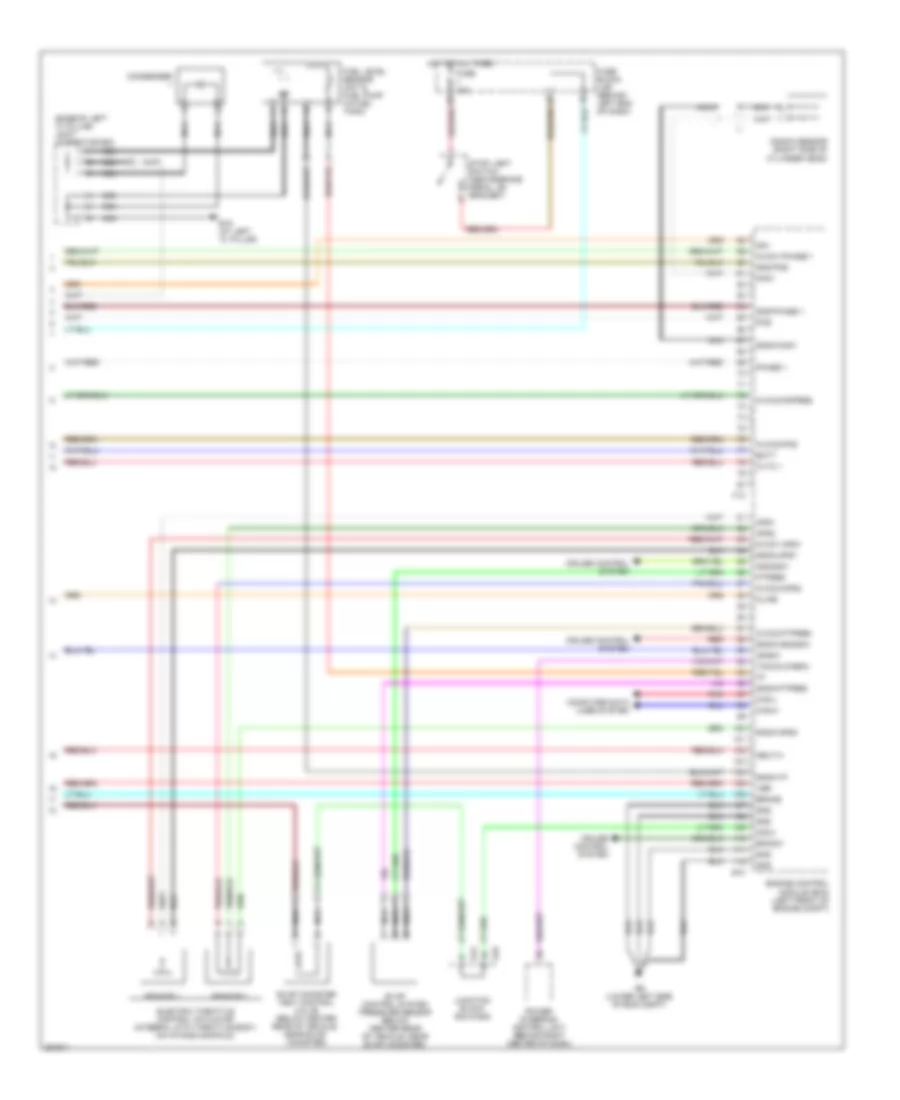 2.5L, Engine Performance Wiring Diagram, Except California (4 of 4) for Nissan Altima 2007