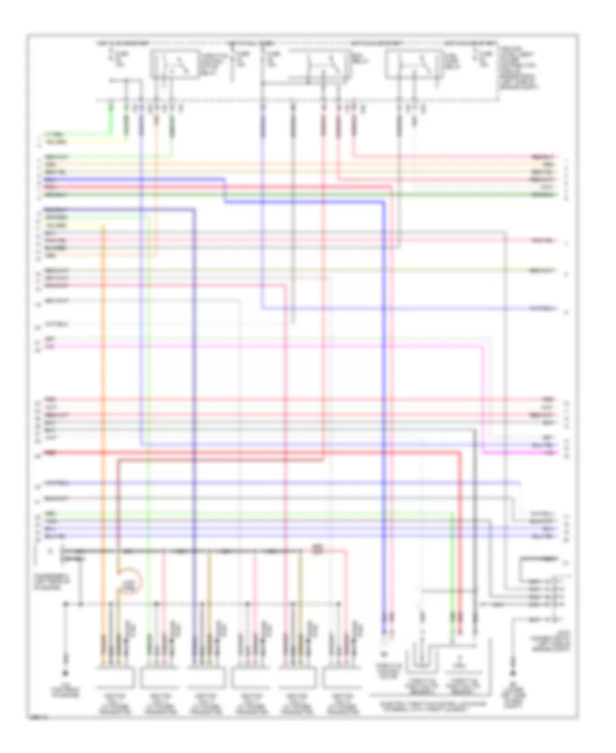 3.5L, Engine Performance Wiring Diagram (2 of 4) for Nissan Altima 2007