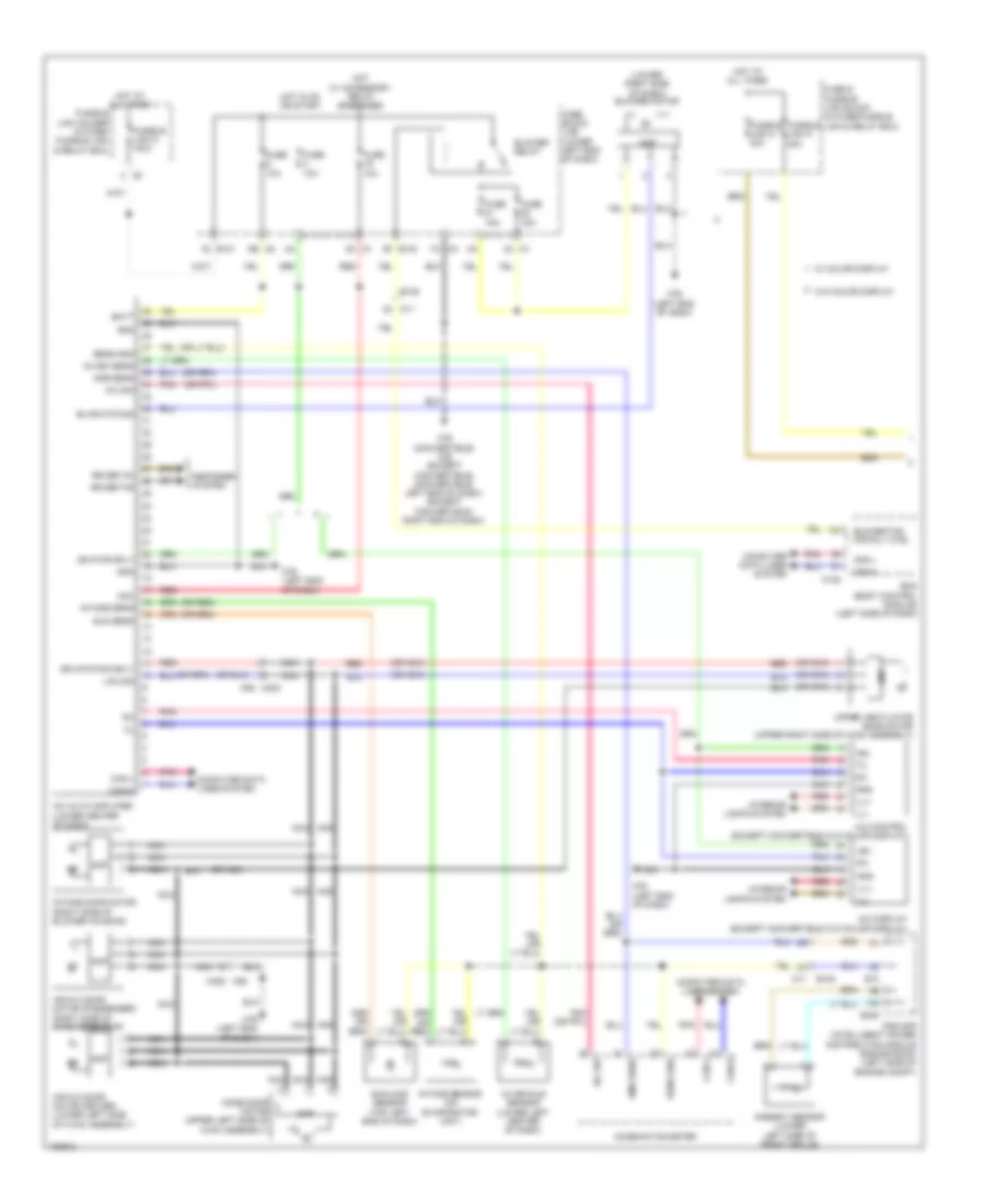 Automatic A C Wiring Diagram 1 of 2 for Nissan Murano S 2014