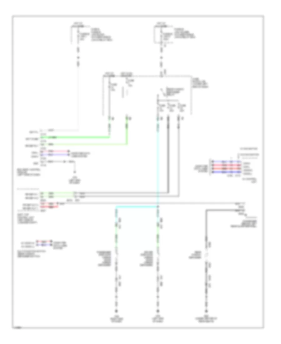 Defoggers Wiring Diagram Convertible for Nissan Murano S 2014