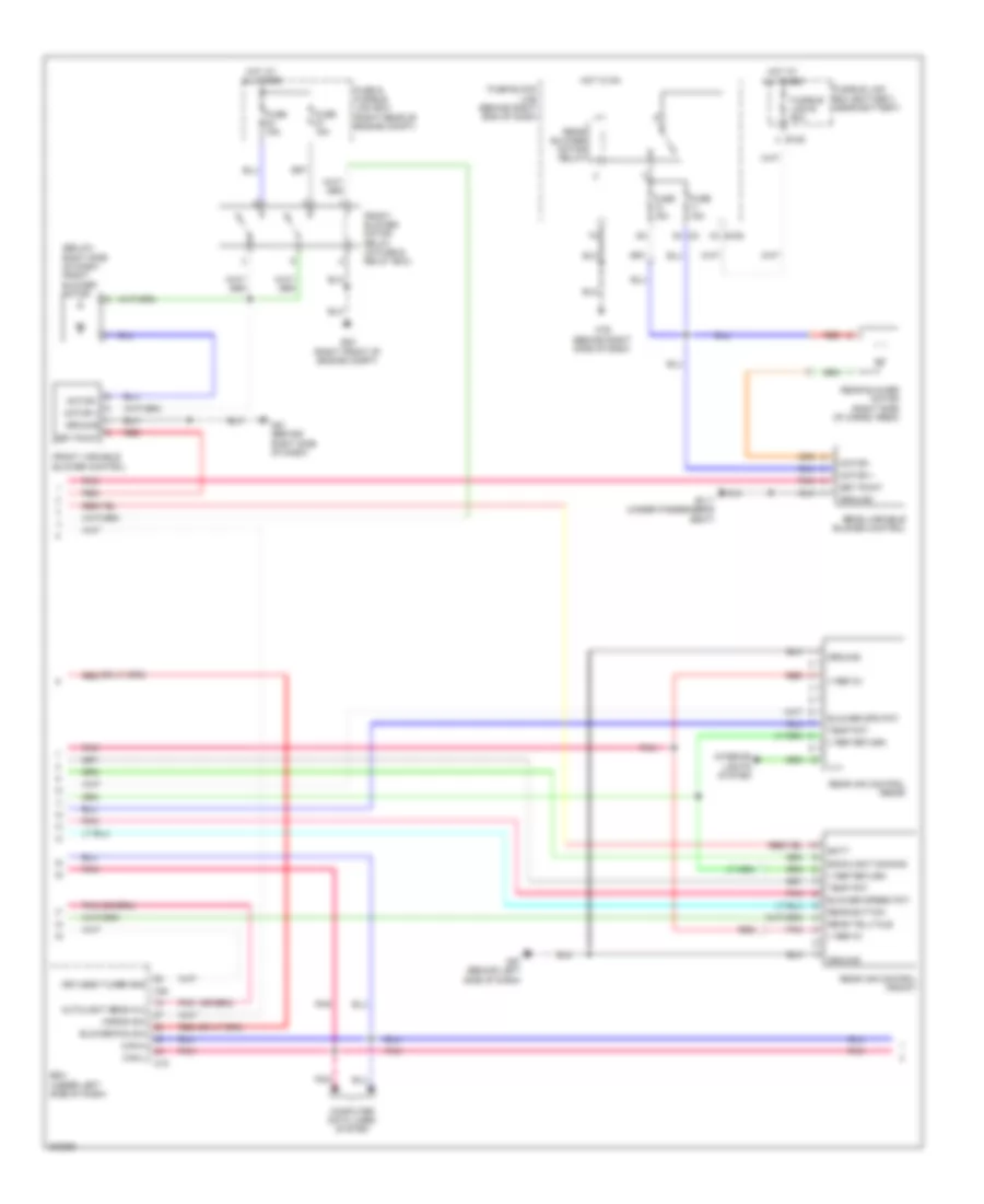 Automatic A C Wiring Diagram 2 of 3 for Nissan Pathfinder LE 2009