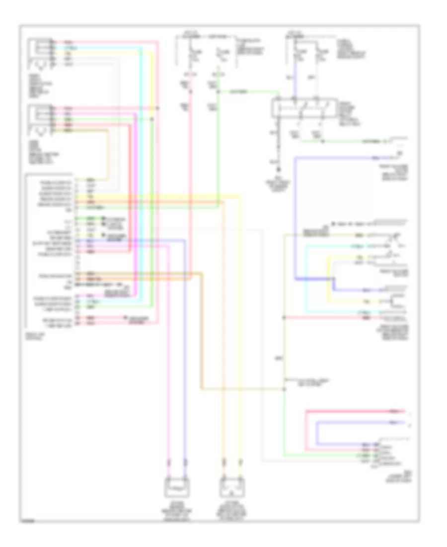 Manual A C Wiring Diagram 1 of 2 for Nissan Pathfinder LE 2009