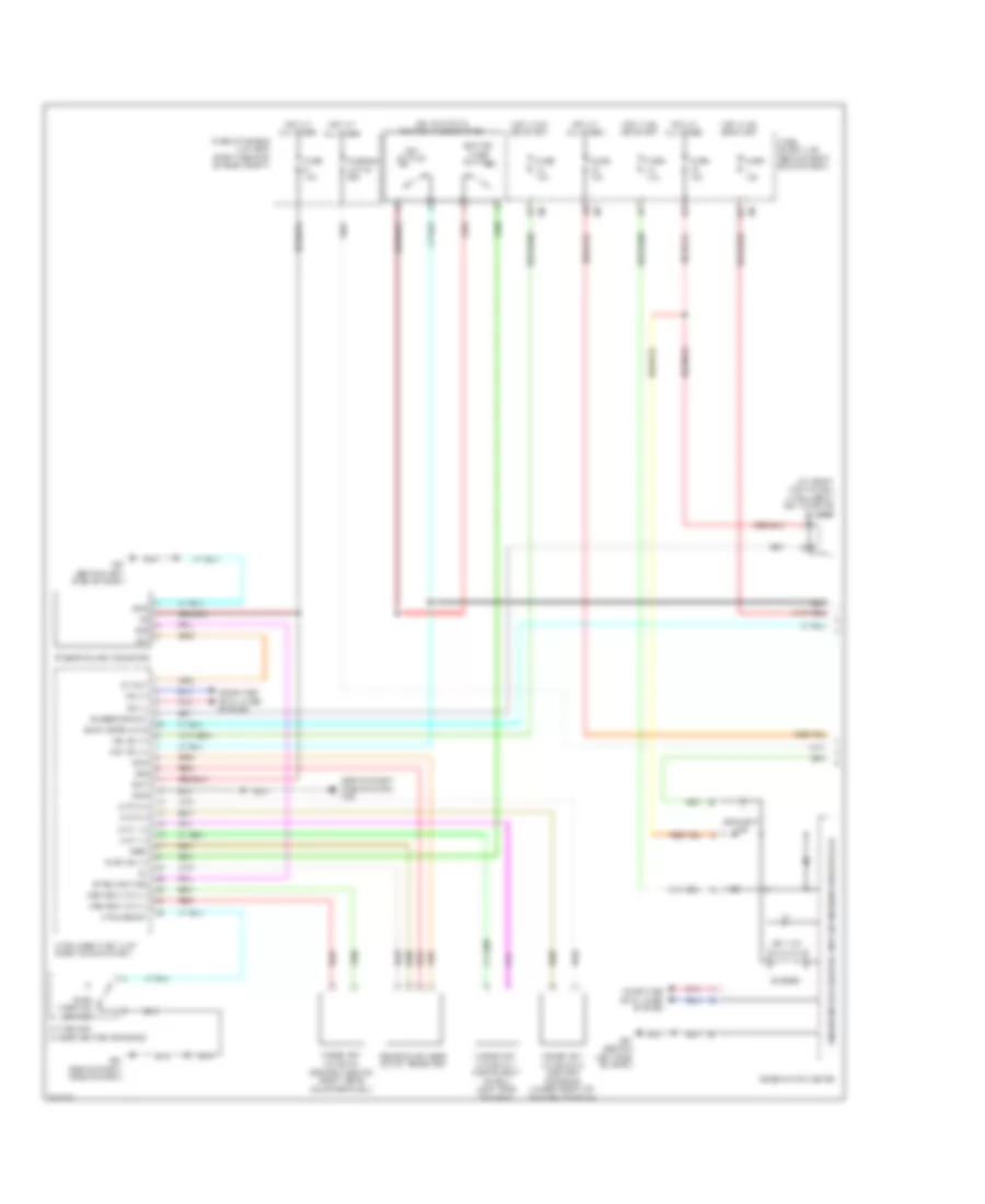Forced Entry Wiring Diagram with Intelligent Key Unit 1 of 2 for Nissan Pathfinder LE 2009