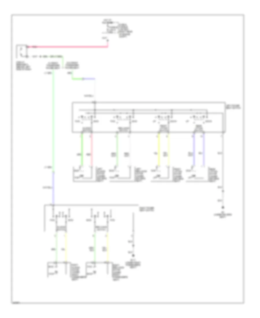 Power Seat Wiring Diagram for Nissan Pathfinder LE 2009