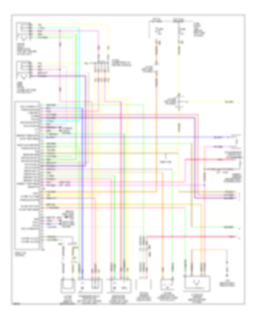 Automatic A C Wiring Diagram 1 of 2 for Nissan Titan SV 2013