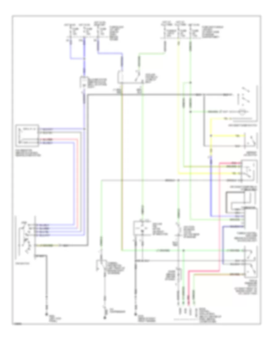 3.3L, Manual AC Wiring Diagram, with 2 Dial AC for Nissan Frontier Desert Runner SE 2000