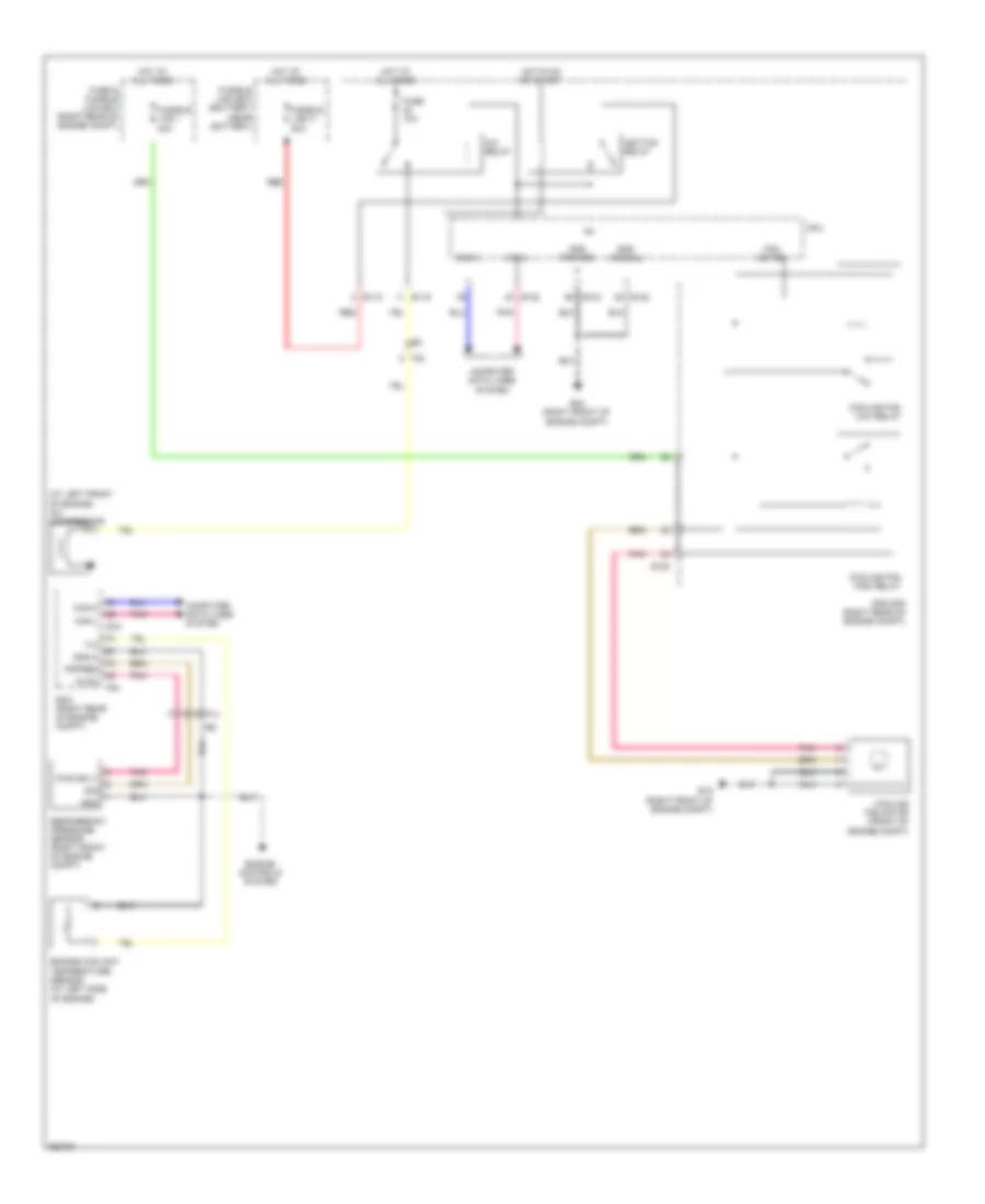 Manual A C Wiring Diagram 2 of 2 for Nissan Pathfinder LE 2011