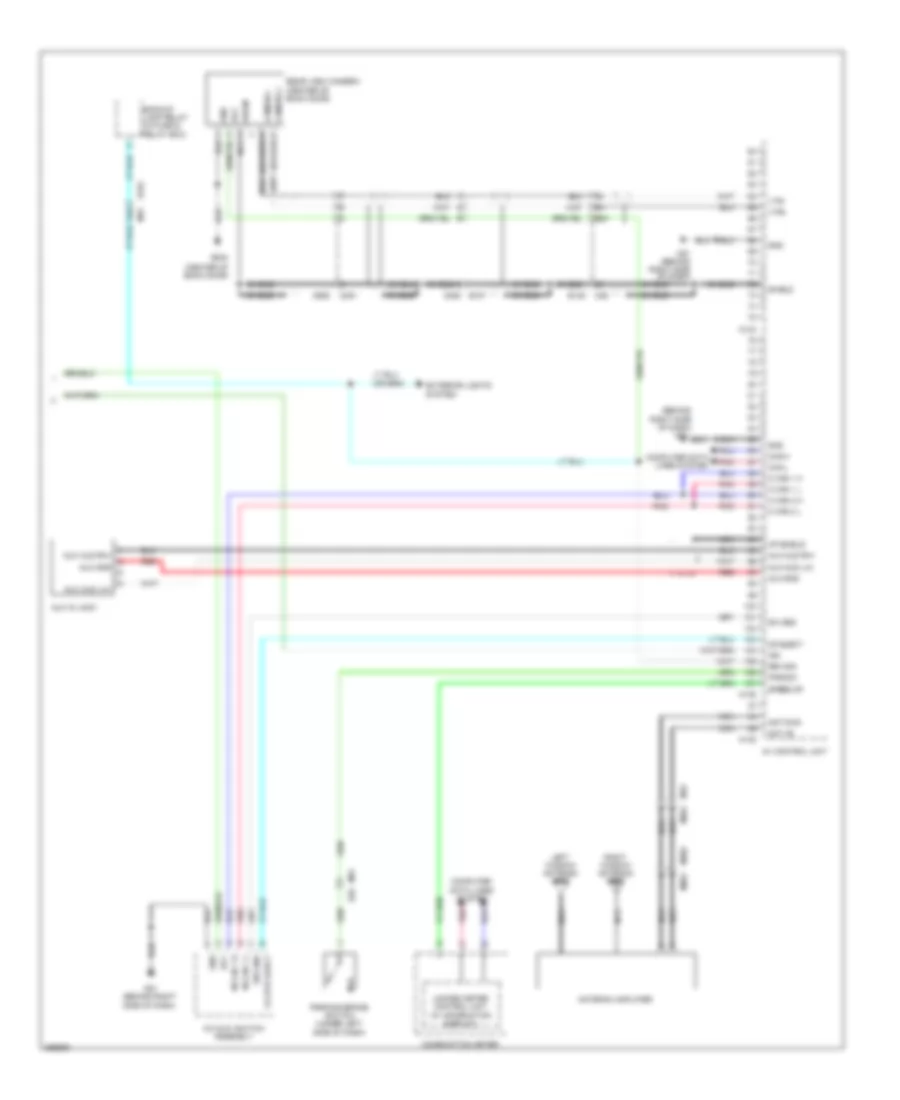 Mid-Line Radio Wiring Diagram (3 of 3) for Nissan Pathfinder LE 2011