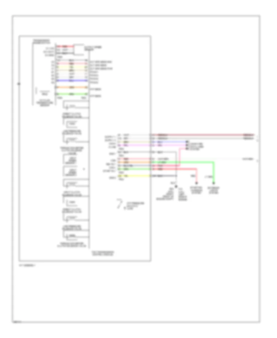 A T Wiring Diagram 1 of 2 for Nissan Pathfinder LE 2011