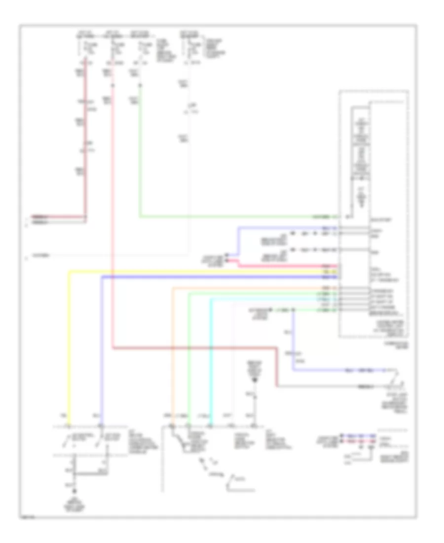 A T Wiring Diagram 2 of 2 for Nissan Pathfinder LE 2011