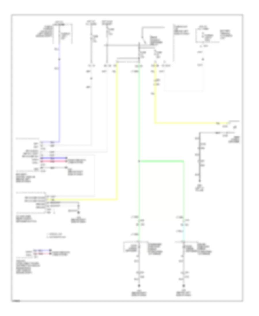 Defoggers Wiring Diagram for Nissan Quest SV 2012