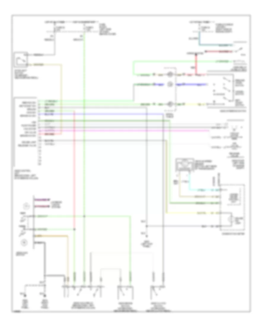 Cruise Control Wiring Diagram, MT for Nissan Frontier SE 2000