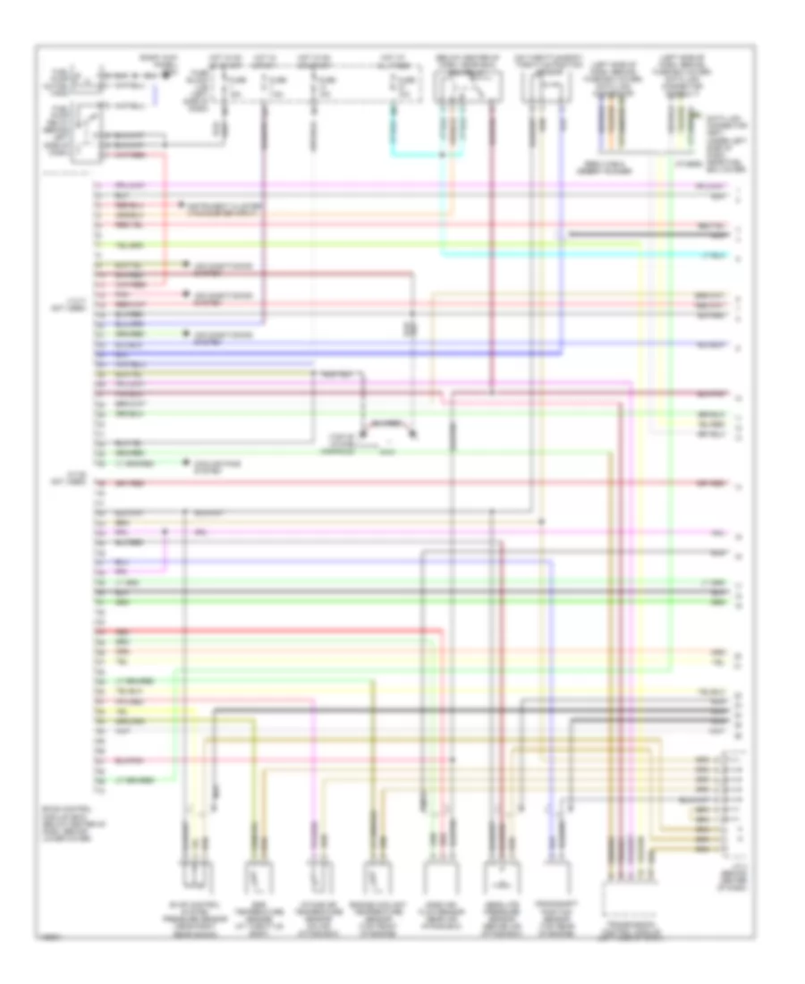 3.3L, Engine Performance Wiring Diagrams (1 of 3) for Nissan Frontier SE 2000