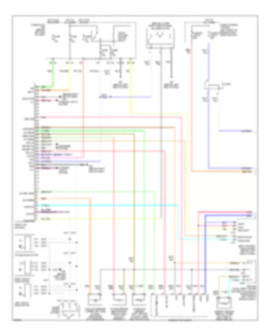Automatic A C Wiring Diagram 1 of 2 for Nissan Altima SL 2007