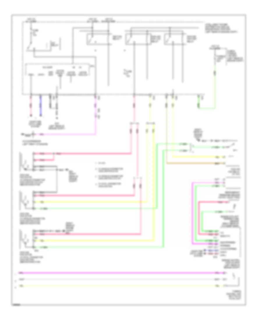 Manual AC Wiring Diagram (2 of 2) for Nissan Versa SL 2013