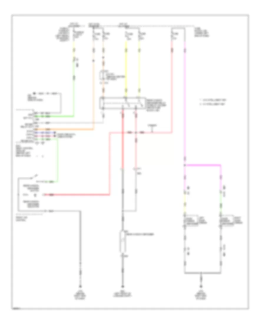 Defoggers Wiring Diagram for Nissan Versa SL 2013