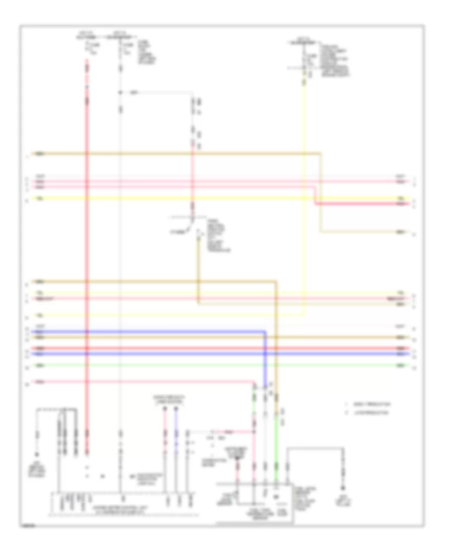 1.6L, Engine Performance Wiring Diagram (4 of 5) for Nissan Versa SL 2013