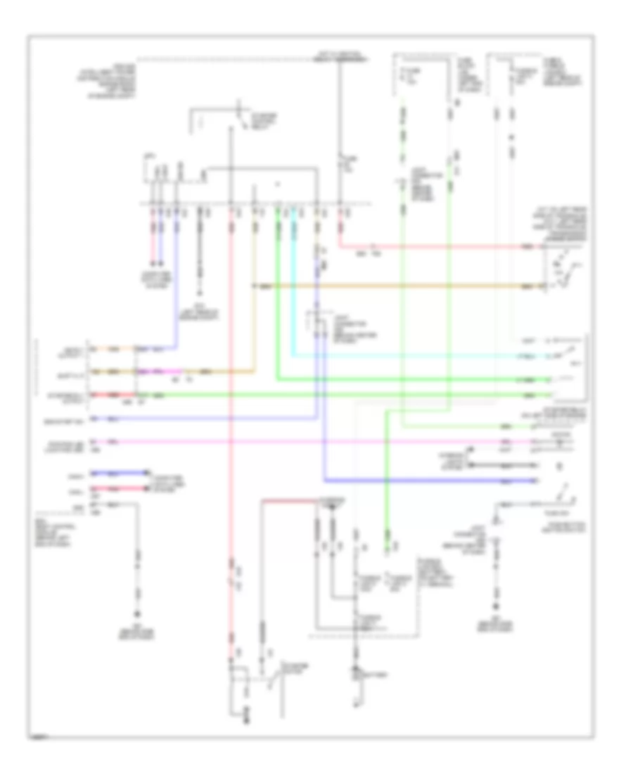 Starting Wiring Diagram, with Intelligent Key for Nissan Versa SL 2013