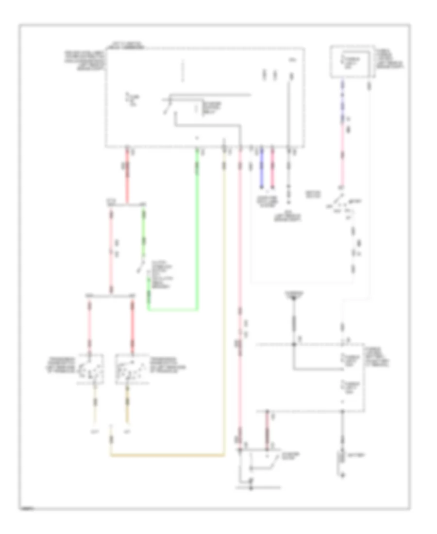 Starting Wiring Diagram without Intelligent Key for Nissan Versa SL 2013
