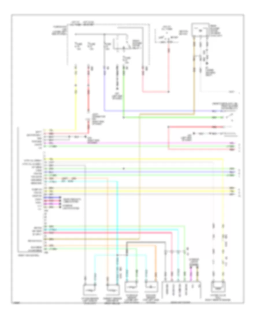 Automatic A C Wiring Diagram 1 of 3 for Nissan NVS 2014 1500