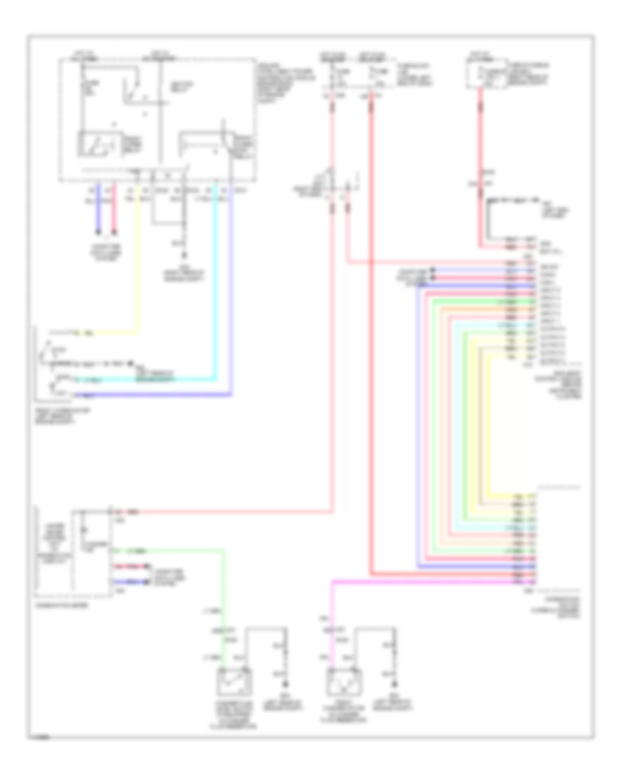 WiperWasher Wiring Diagram for Nissan NV1500 S 2014