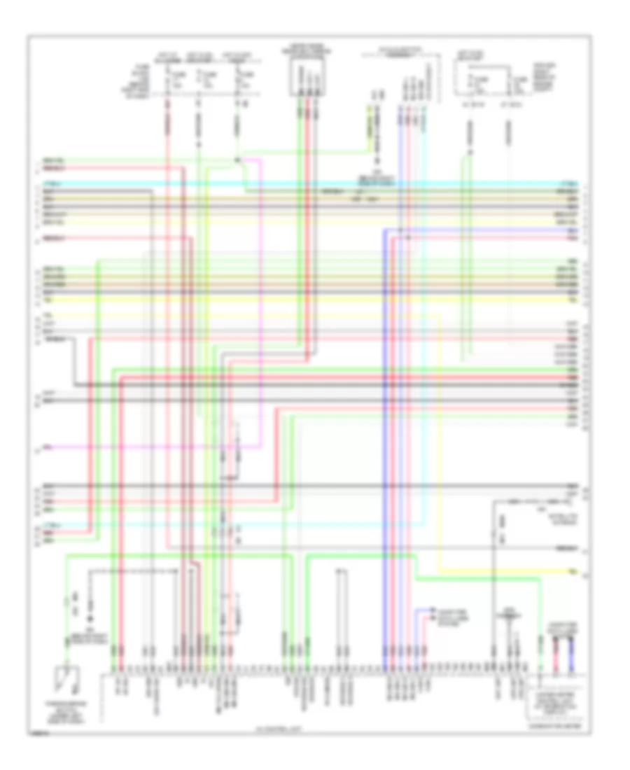 Navigation Wiring Diagram (2 of 4) for Nissan Pathfinder S 2011