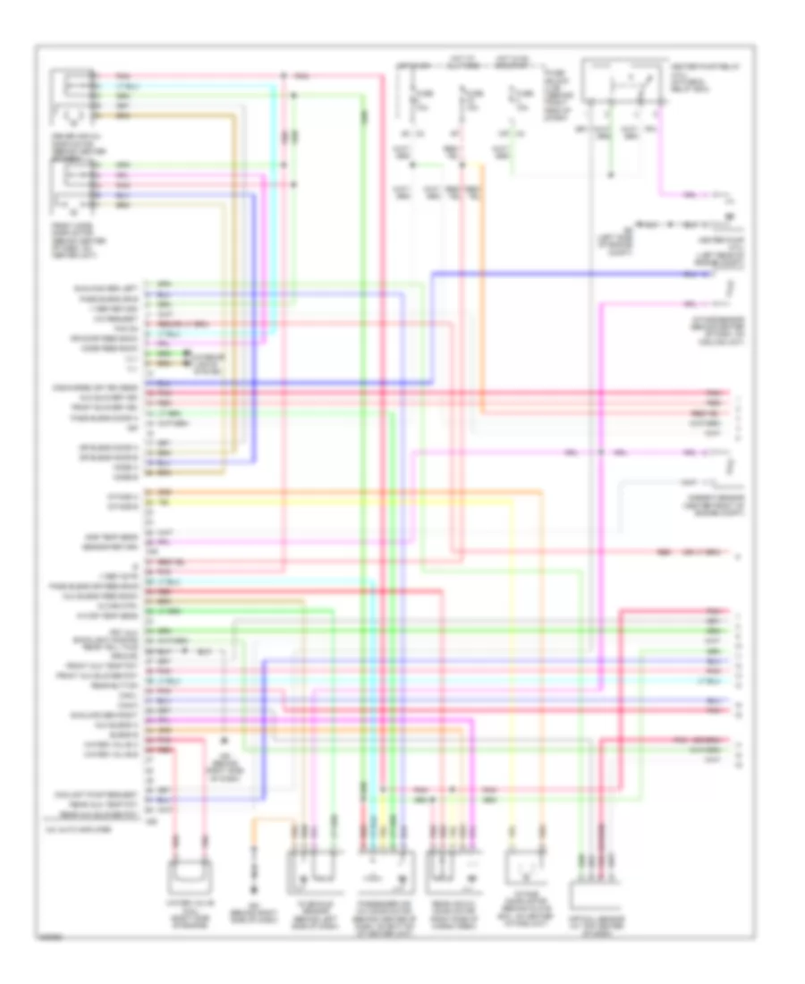 Automatic A C Wiring Diagram 1 of 3 for Nissan Pathfinder SE Off Road 2009