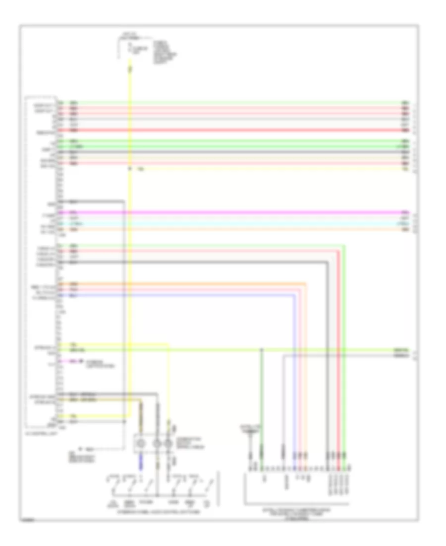 Bose Radio Wiring Diagram, without Navigation (1 of 4) for Nissan Pathfinder SE Off Road 2009