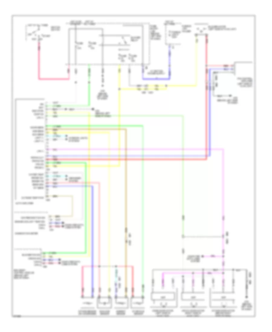 Automatic A C Wiring Diagram 1 of 2 for Nissan Rogue S 2012