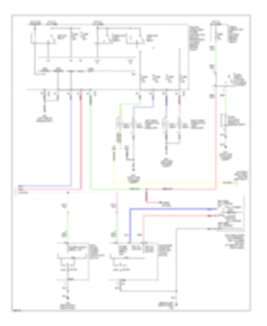 Forced Entry Wiring Diagram (2 of 2) for Nissan Armada LE 2007