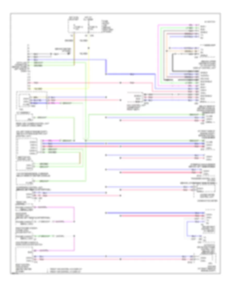 Computer Data Lines Wiring Diagram for Nissan Armada LE 2007