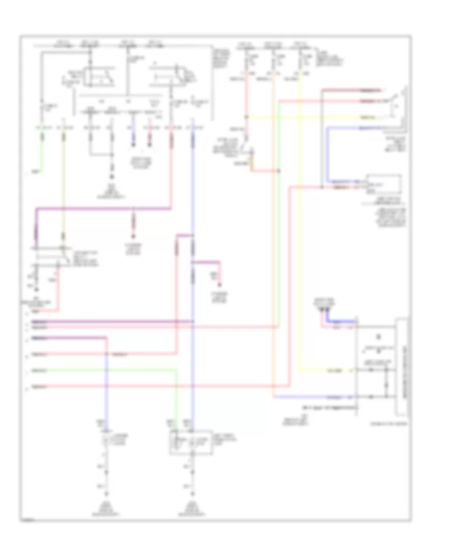 Exterior Lamps  Trailer Connector Wiring Diagram (2 of 2) for Nissan Armada LE 2007